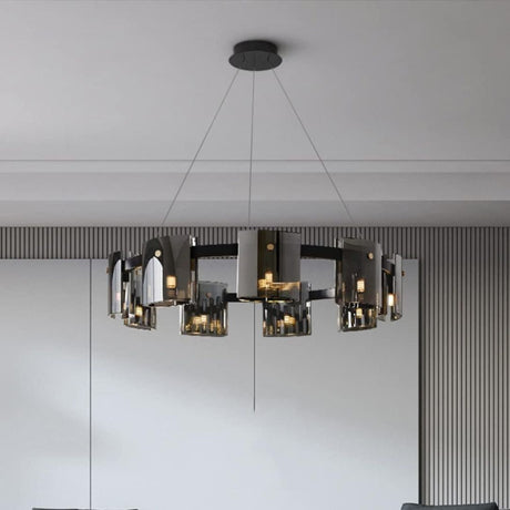 Candelabru Modern, Requiem Largo, 8Xg9, Diametru 80Cm - vivimall.ro