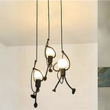 Lustra Moderna, Tip Pendul, Funtasia, Figurina, 3Xe27, Inaltime Reglabila - vivimall.ro