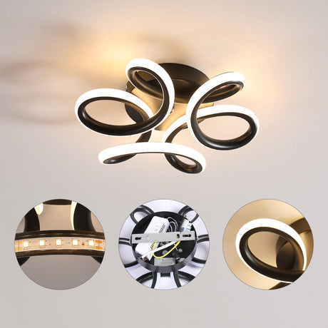 Lustră LED Vertex Helix | VertexLED - vivimall.ro