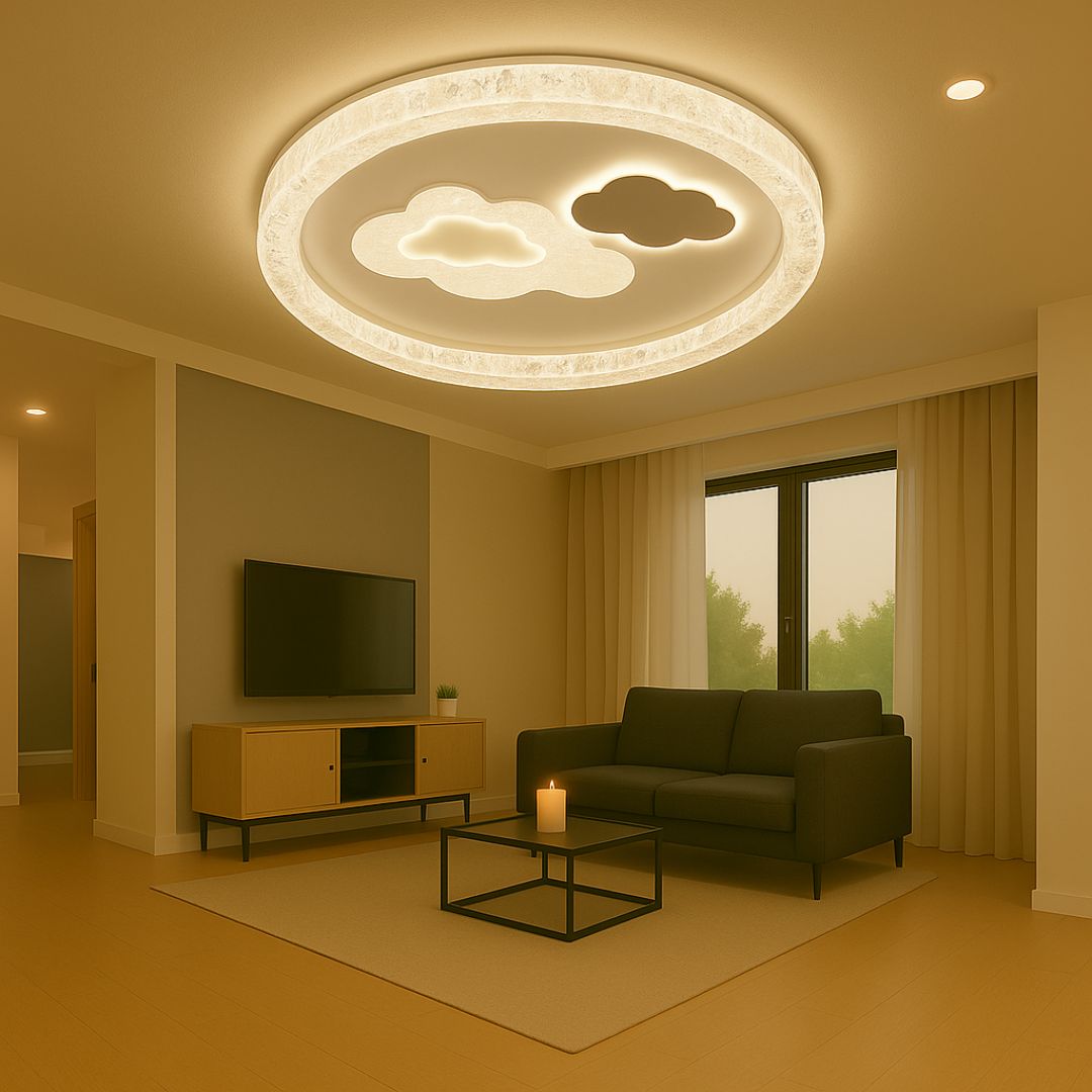 Lustra Led Skyforma Starry, Lumina Rece/Calda/Neutra - vivimall.ro