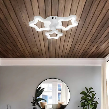 Lustra Led Stelarium, 3 Stelute, Lumina Rece - vivimall.ro