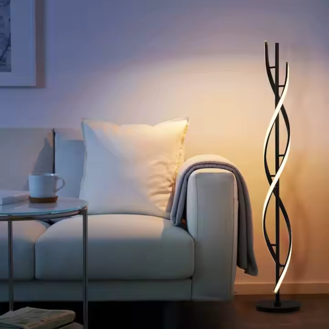 Lampadar Led Upsilon, 3000K/4000K/6000K, Metal Si Acril - vivimall.ro