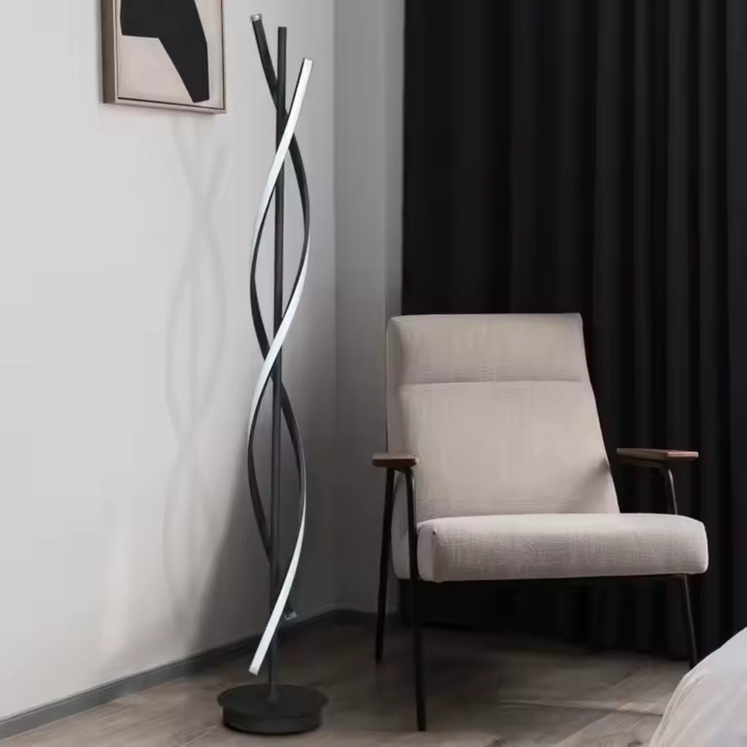 Lampadar Led Upsilon, 3000K/4000K/6000K, Metal Si Acril - vivimall.ro