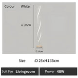 Lampadar Led Upsilon, Lumina Rece/Calda/Neutra, Metal Si Acril - vivimall.ro