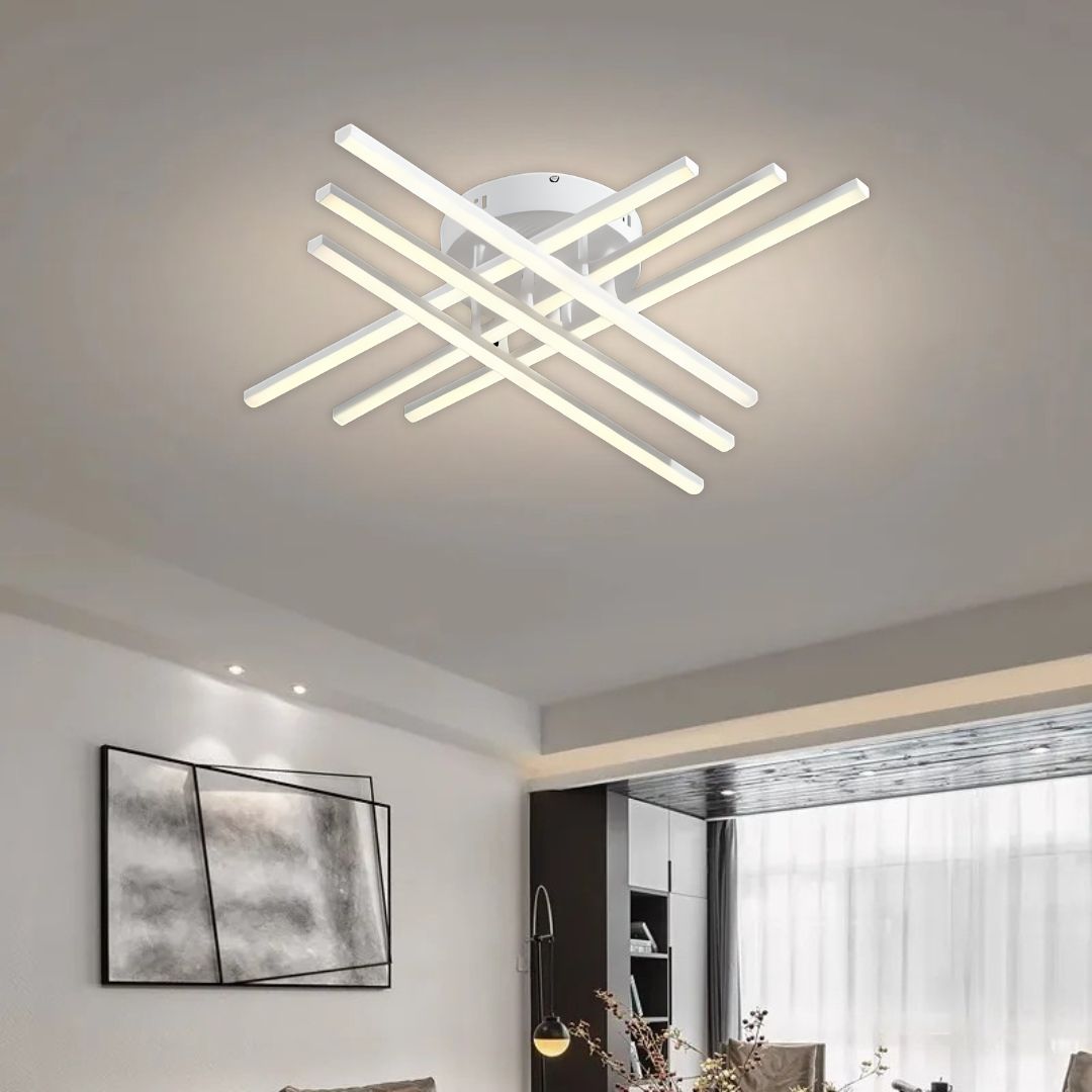 Lustra Led Gio, Lumina Rece/Clada/Neutra - vivimall.ro