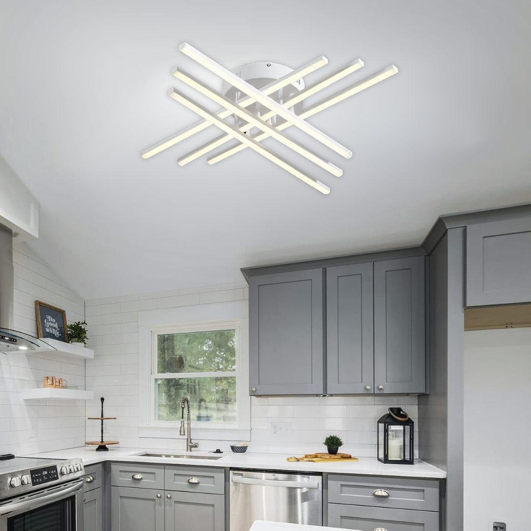 Lustra Led Gio, Lumina Rece/Clada/Neutra - vivimall.ro