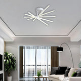 Lustra Led Cu Telecomanda Gio, 5 Elemente, Lumina Rece/Clada/Neutra, Dimabila - vivimall.ro