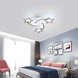 Lustra Led Cu Telecomanda Ipomoea, 3 Stele, Lumina Rece/Calda/Neutra, Dimabila - vivimall.ro
