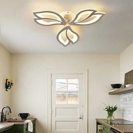 Lustra Led Cu Telecomanda Lily, 3 Elemente, Lumina Rece/Calda/Neutra, Dimabila - vivimall.ro