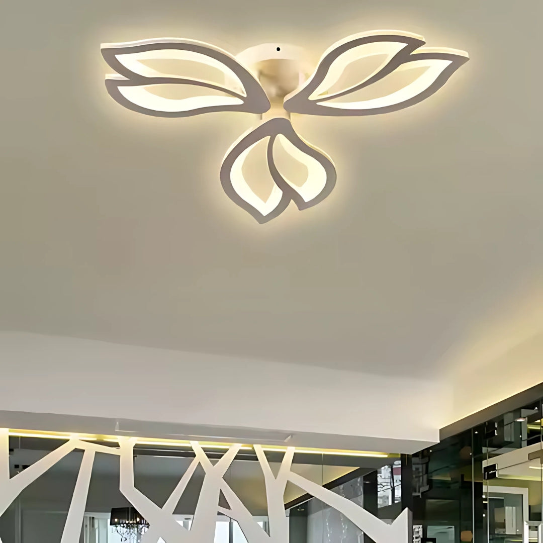 Lustra Led Cu Telecomanda Lily, 3 Elemente, Lumina Rece/Calda/Neutra, Dimabila - vivimall.ro