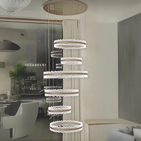 Lustra Led Suspendata Cu Telecomanda Pino, Lumina Rece/Calda/Neutra, Dimabila,Inaltime Reglabila - vivimall.ro