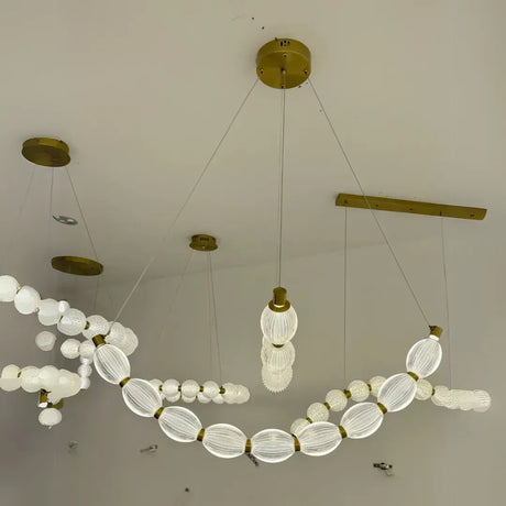 Lustra Led Suspendata Cu Telecomanda Fausto, Lumina Rece/Calda/Neutra, Dimabila,Inaltime Reglabila - vivimall.ro