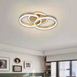 Lustra Led Cu Telecomanda Dario, 2 Cercuri, Lumina Rece/Calda/Neutra, Dimabila - vivimall.ro