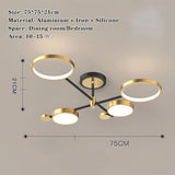 Lustra Led Cu Telecomanda Maria, 4 Elemente, Lumina Calda/Rece/Neutra, Dimabila - vivimall.ro