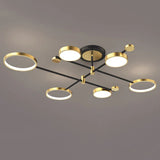 Lustra Led Cu Telecomanda Maria, 6 Elemente, Lumina Calda/Rece/Neutra, Dimabila - vivimall.ro