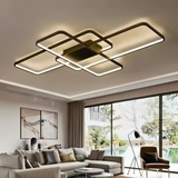 Lustra Led Cu Telecomanda Axis, 3 Elemente, Lumina Rece/Calda/Neutra, Dimabila - vivimall.ro