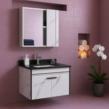 Set Mobilier Pentru Baie Corfu, 2 Piese - vivimall.ro