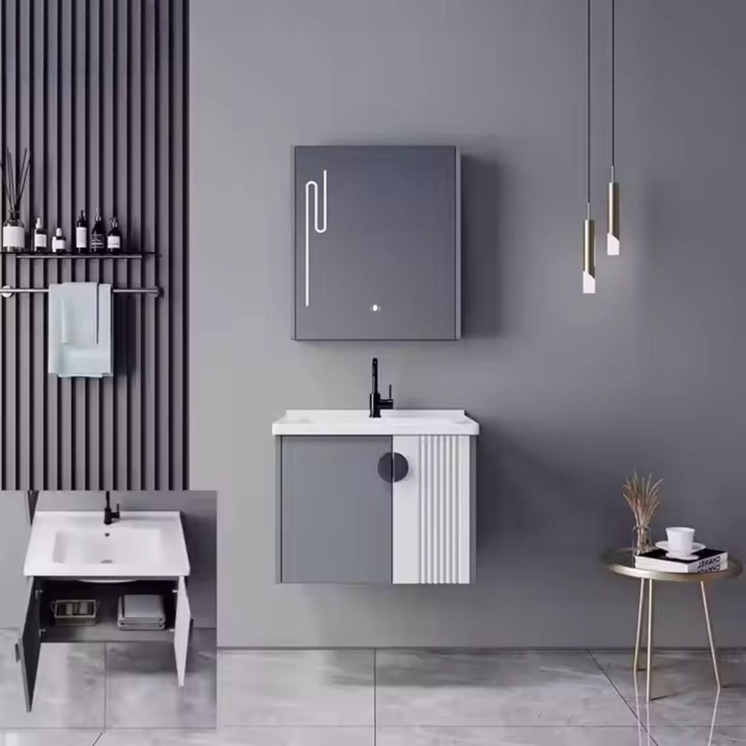 Set Mobilier Pentru Baie Mykonos, 2 Piese - vivimall.ro