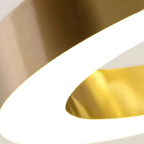 Lustra Led Suspendata Anina, 1 Cerc, Lumina Rece/Calda/Neutra, Dimabila, Lucios Alb - vivimall.ro