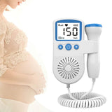 Monitor Fetal Doppler, Monitorizare Sarcina, Ritm Cardiac, Ecran Lcd 4.5 Cm, 2 X Baterii Aa (Neincluse), Portabil, Din Abs, Utilizare De La 9 Saptamani