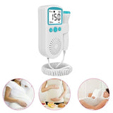 Monitor Fetal Doppler, Monitorizare Sarcina, Ritm Cardiac, Ecran Lcd 4.5 Cm, 2 X Baterii Aa (Neincluse), Portabil, Din Abs, Utilizare De La 9 Saptamani