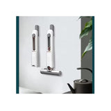 Mop de Mana Vivimall, Mini-Portabil, cu Sistem de Stoarcere, Dispozitiv de Curatat Manual, cu Burete Absorbant, din PVA, 29.5 x 15.5 cm, 2 Rezerve, Alb - vivimall.ro