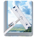 Mop Plat, Cu Galeata Pliabila, 2 Rezerve Din Microfibra, 127 Cm Tija Telescopica, Utilizare Umeda/Uscata, Recipient Lichid - vivimall.ro