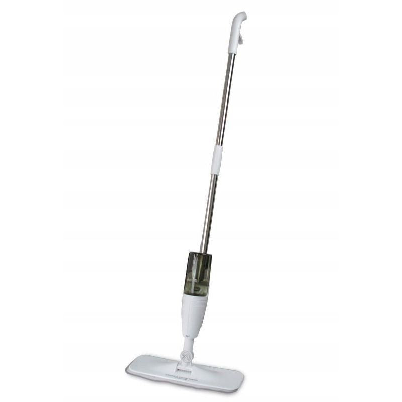 Mop Plat, Cu Pulverizator, Pentru Uz Casnic, Plastic, Rezerva De Mop Din Microfibra