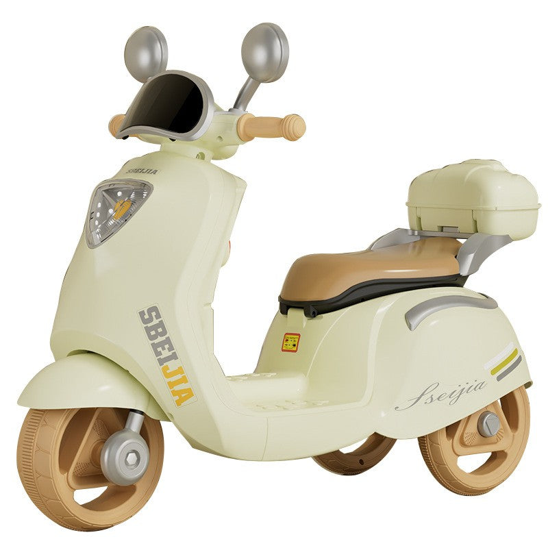 Motocicleta Electrica Cu Acumulator, Telecomanda, Bluetooth, Cu Sistem Anti-Rasturnare, Sistem De Lumini Si Sunet, 3-10 Ani - vivimall.ro