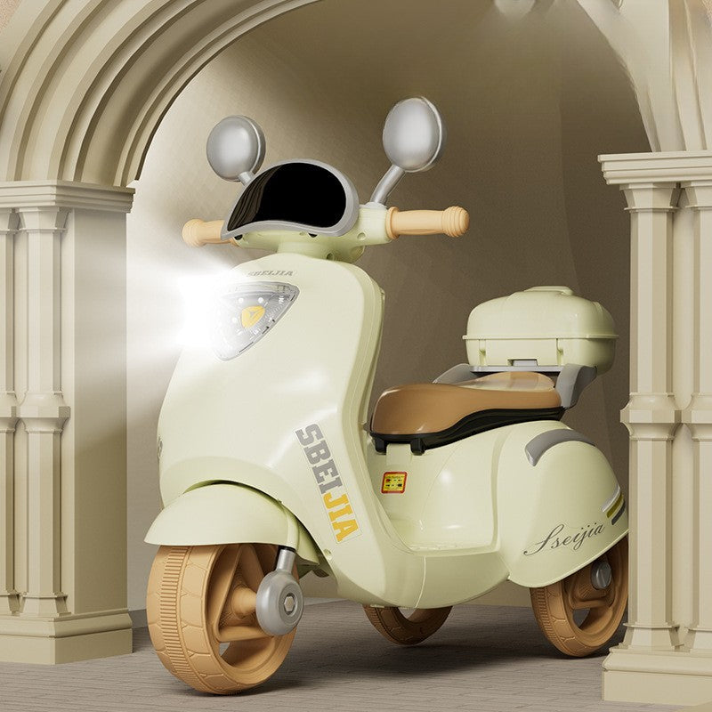 Motocicleta Electrica Cu Acumulator, Telecomanda, Bluetooth, Cu Sistem Anti-Rasturnare, Sistem De Lumini Si Sunet, 3-10 Ani - vivimall.ro