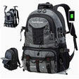 Rucsac Multifunctional De Alpinism, Capacitate 36-55 L, De Calatorie, Impermeabil, Slot Usb Incarcare Telefon, Bretele Reglabile, 52 X 34 X 19 Cm - vivimall.ro
