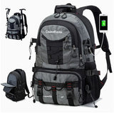 Rucsac Multifunctional De Alpinism, Capacitate 36-55 L, De Calatorie, Impermeabil, Slot Usb Incarcare Telefon, Bretele Reglabile, 52 X 34 X 19 Cm - vivimall.ro