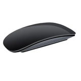 Mouse Wireless cu Gesturi, FLIPPY, Bluetooth + 2.4GHz, Reincarcabil USB, Ultra Subtire, 1600 DPI, Silentios, Design Elegant si Compact, Compatibil cu Laptop/PC, Telefon si Tableta, Ideal pentru Birou si Calatorii, Negru - vivimall.ro