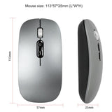 Mouse Wireless Reincarcabil, Flippy, Compatibil Windows/macOS, Bluetooth 5.1 + 2.4GHz, Silentios, DPI 800/1200/1600, Gri Inchis - vivimall.ro