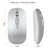 Mouse wireless Flippy M103 cu receiver USB 2.4GHz și cablu de încărcare inclus