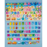Joc de pescuit magnetic Flippy – 10 pești colorați și undiță cu magnet pe tabla logaritmică din lemn