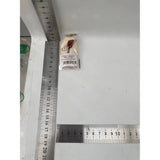 Cutter pentru Cutii, Vivimall, Varf Rotunjit si Zimtat, Tip Breloc, 6.5x3.5 cm, Crem - vivimall.ro