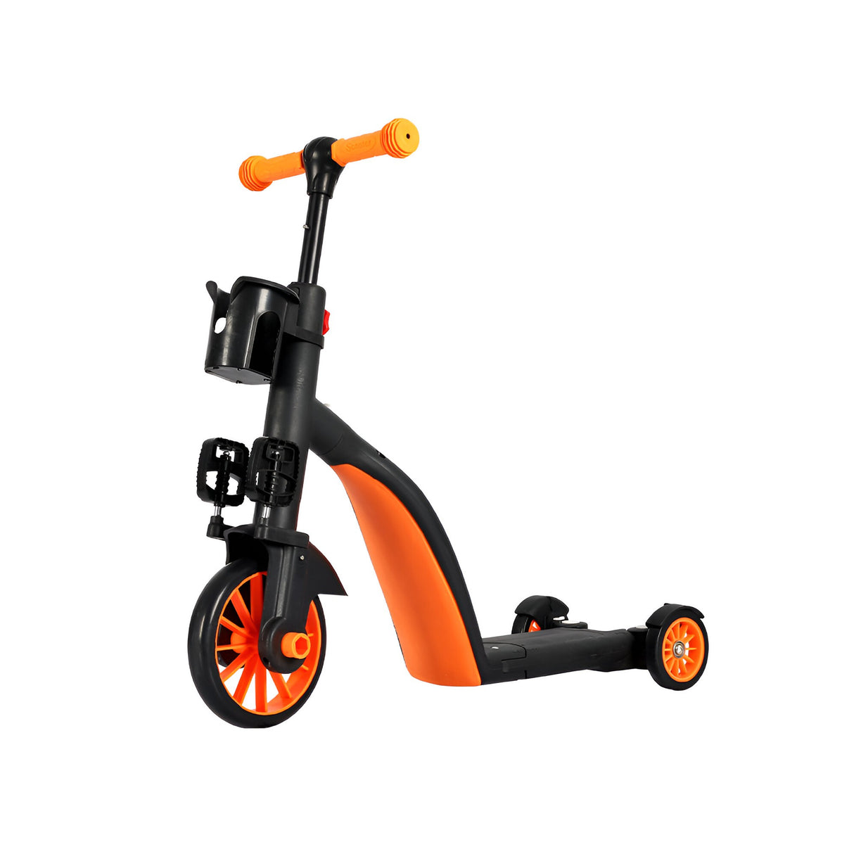 Bicicleta 8 In 1, Transformabila, Multifunctionala, Reglare Inaltime, Cu Maner De Impingere Detasabil, Tricicleta, Trotineta, 3 Roti, Pedale, Cosulet, 3-6 Ani - vivimall.ro