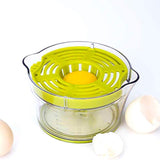 Storcator De Fructe 2 In 1, Cu Razatoare Si Separator Ou, 14.8 X 8 X 13 Cm, Verde - vivimall.ro