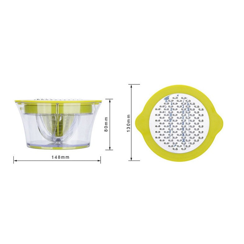 Storcator De Fructe 2 In 1, Cu Razatoare Si Separator Ou, 14.8 X 8 X 13 Cm, Verde - vivimall.ro