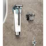 Suport Multifunctional 2 In 1, Pahar Si Suport Pentru Periuta De Dinti, Plastic, Dimensiune: 10.4 X 7.3 X 7.3 Cm, Maro Galbui - vivimall.ro