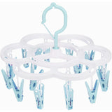 Uscator De Rufe Suspendat Cu 16 Carlige, Rotire 360 Grade, Mateiral Plastic, Usor De Depozitat, Multifunctional, 26 X 21 Cm - vivimall.ro