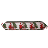 Napron Decorativ Pentru Masa, Tematica Craciun, Rosu/ - vivimall.ro