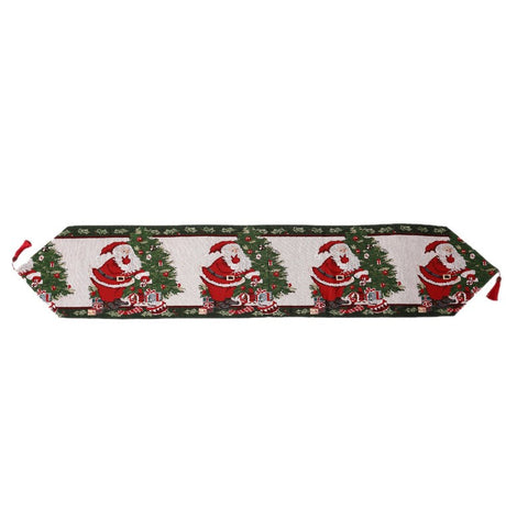 Napron Decorativ Pentru Masa, Tematica Craciun, Rosu/ - vivimall.ro