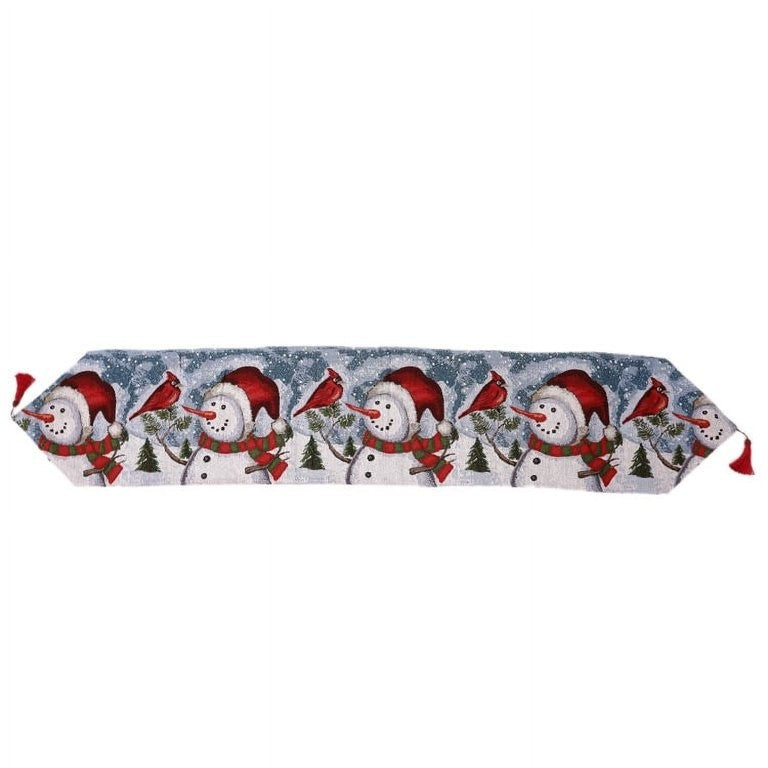 Napron Decorativ Pentru Masa, Tematica Craciun, Rosu/ - vivimall.ro
