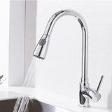 Baterie Bucatarie Cu Dus Extractibil, Pipa Cu Touch Pentru Pornire/Oprire, Inox Sus304, Crom - vivimall.ro