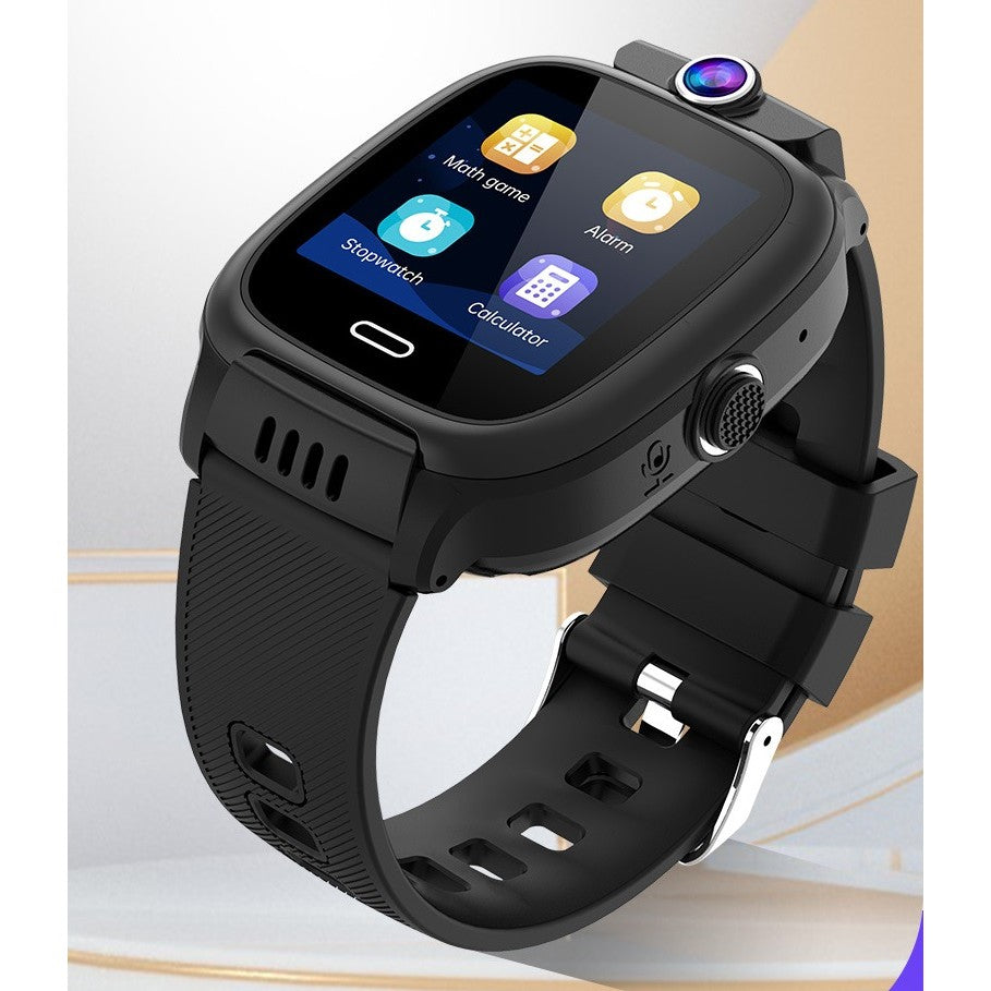 Ceas Smartwatch Flippy, Pentru Copii, Model Y36, cu Functie Telefon, 4G, Localizare LBS, Istoric Traseu, Monitorizare Spion, Apel Video, Rezistent la Apa, Negru - vivimall.ro