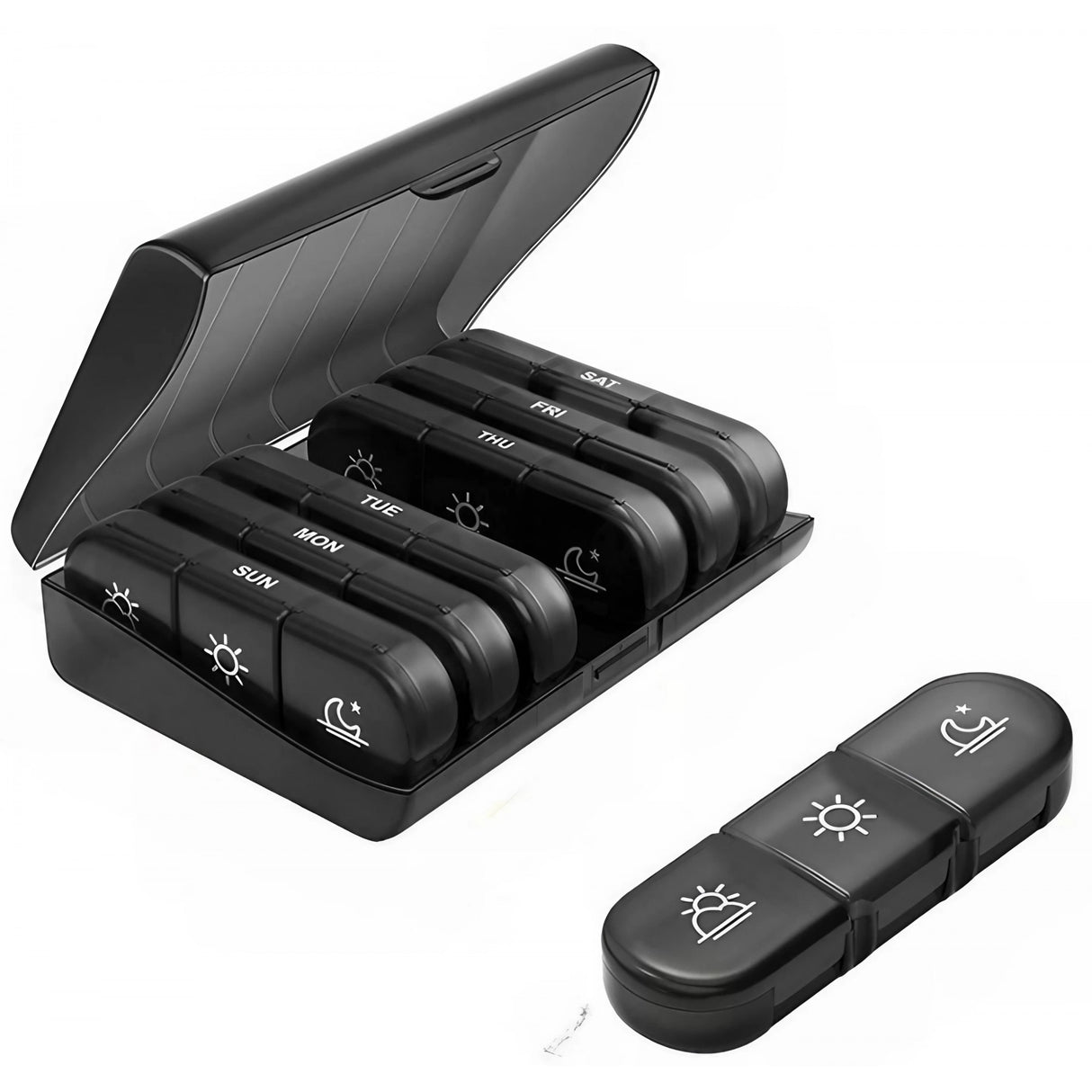 Organizator Medicamente 21 Compartimente | MediTrack - vivimall.ro