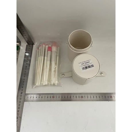 Set 14 Pensule de Machiaj cu Peri Moi, Vivimall, cu Suport pentru Depozitare, Bej - vivimall.ro