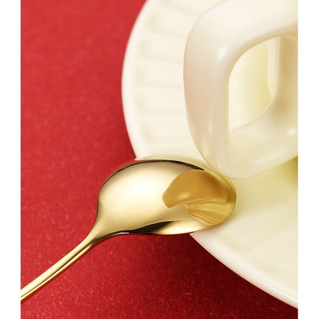 Set 4 Lingurite, Flippy, Tema Craciun, Model Carry The Merry, 4 Modele, din Otel Inoxidabil, 19.5 x 16 x 2 cm, Multicolor - vivimall.ro